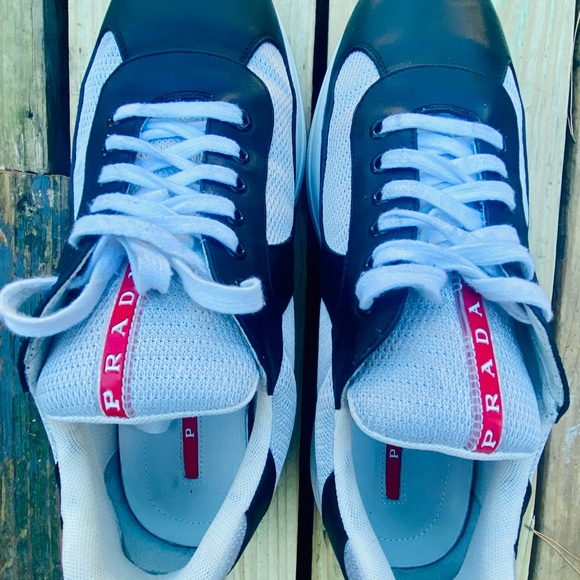 Prada America's Cup biker fabric sneakers - Picture 3 of 6